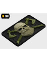 M-TAC NASZYWKA 3D BEARDED SKULL PVC CZARNO-OLIWKOWA