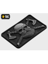 M-TAC NASZYWKA 3D BEARDED SKULL PVC CZARNO-SZARA