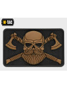 M-TAC NASZYWKA 3D BEARDED SKULL PVC CZARNY-COYOTE