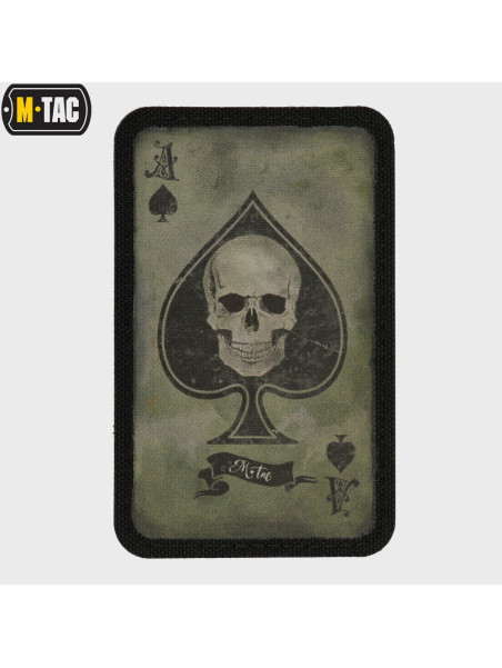M-TAC NASZYWKA ACE OF SPADES OLIWKOWO-CZARNA