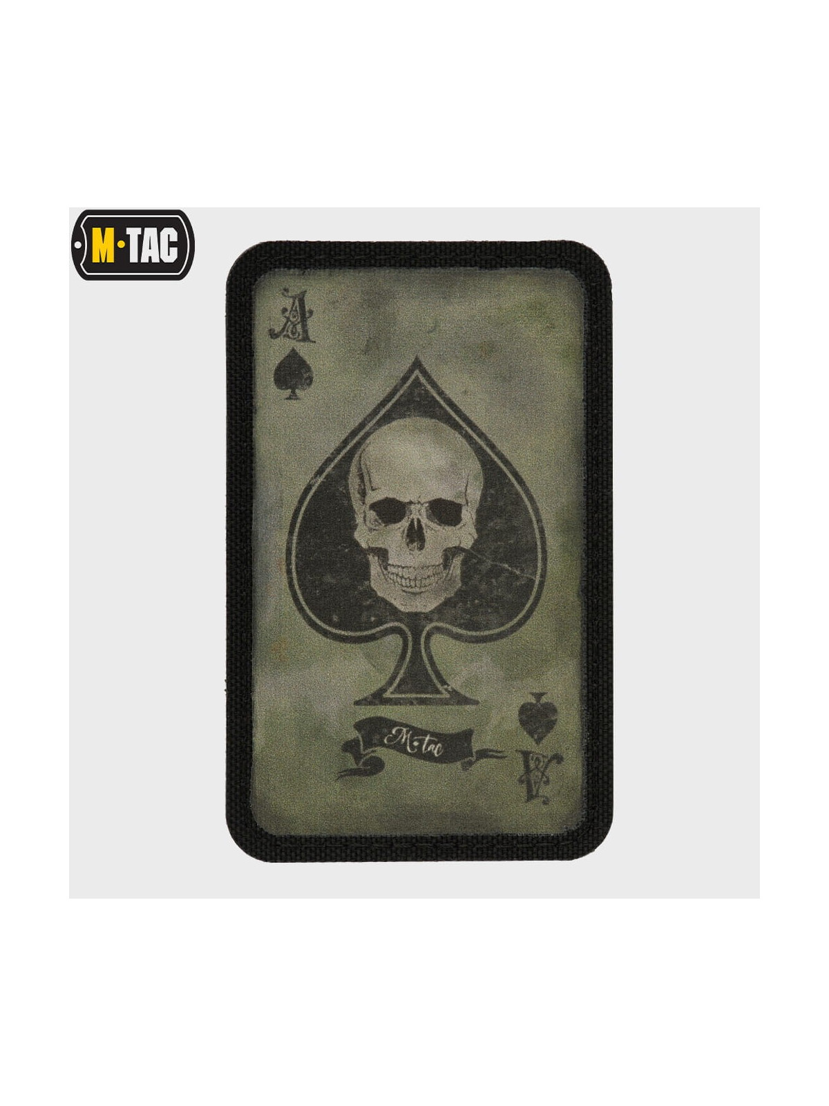 M-TAC NASZYWKA ACE OF SPADES OLIWKOWO-CZARNA