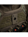 M-TAC NASZYWKA ACE OF SPADES LASER CUT oliwkowo-CZARNA