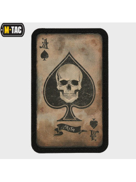 M-TAC NASZYWKA ACE OF SPADES COYOTE-CZARNY