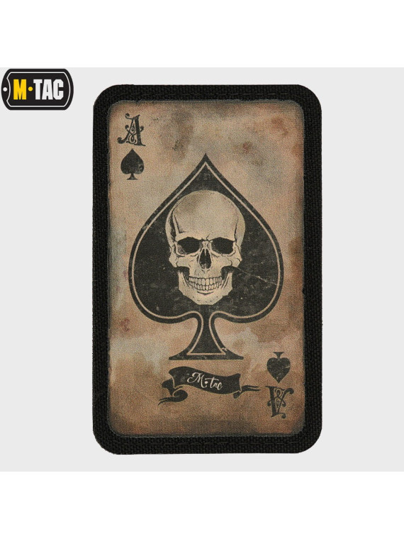 M-TAC NASZYWKA ACE OF SPADES COYOTE-CZARNY