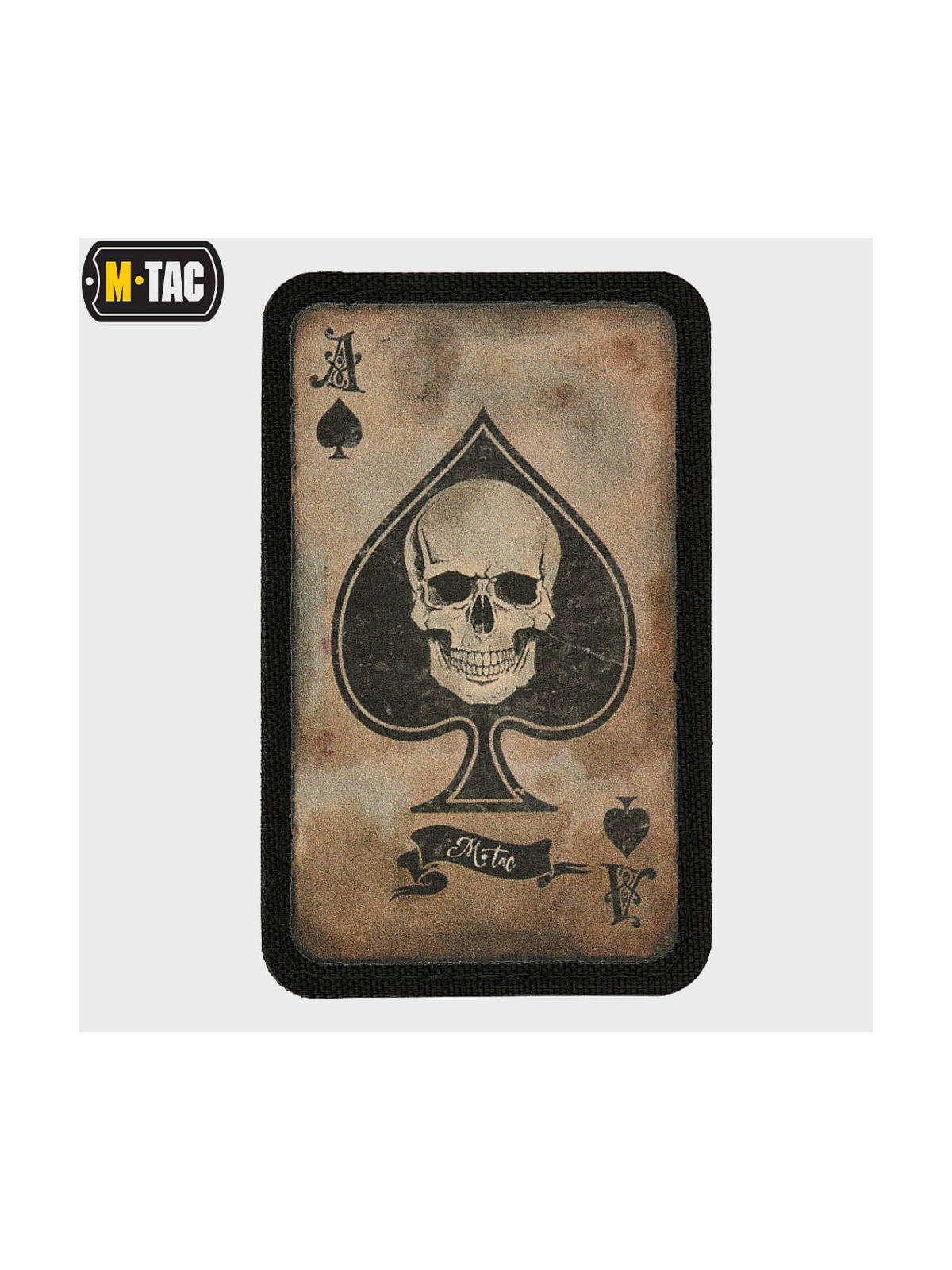 M-TAC NASZYWKA ACE OF SPADES COYOTE-CZARNY