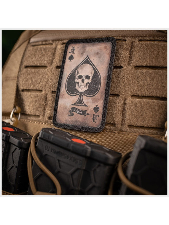 M-TAC NASZYWKA ACE OF SPADES COYOTE-CZARNY