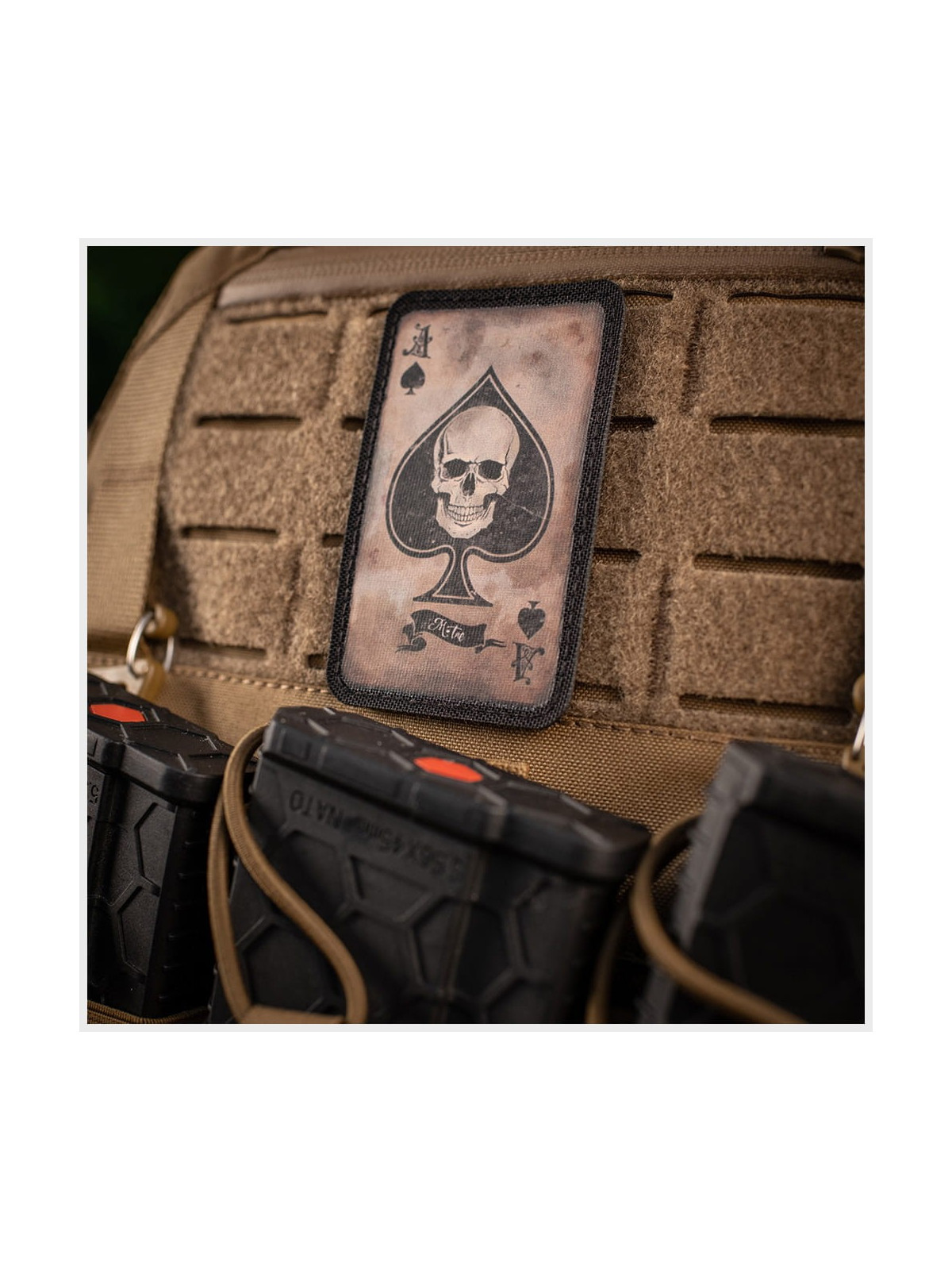 M-TAC NASZYWKA ACE OF SPADES COYOTE-CZARNY