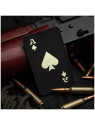 M-TAC NASZYWKA ACE OF SPADES Laser Cut CZARNO-FLUORESCENCYJNA