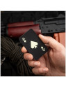M-TAC NASZYWKA ACE OF SPADES Laser Cut CZARNO-FLUORESCENCYJNA