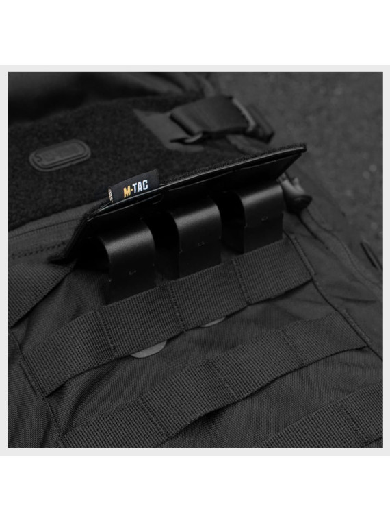 M-TAC PANEL NA NASZYWKI NA MOLLE 120 X 85MM CZARNY