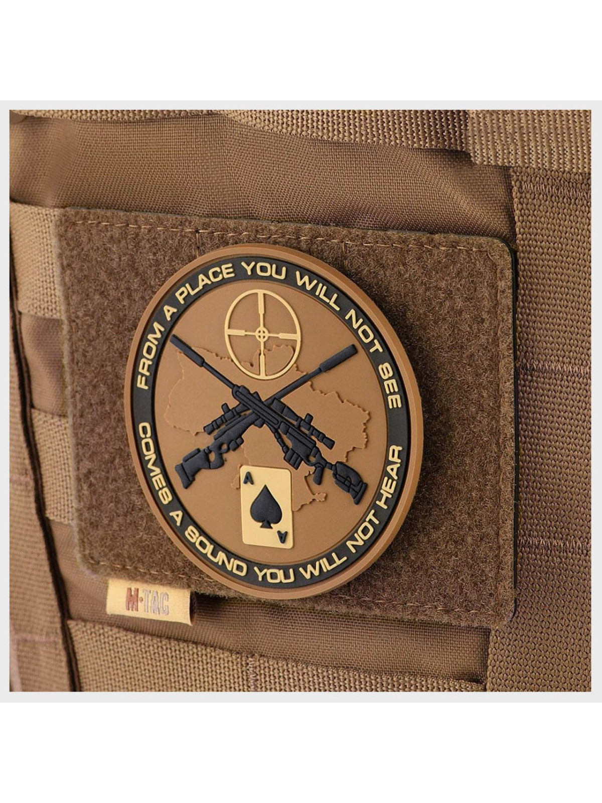 M-TAC PANEL NA NASZYWKI NA MOLLE 120 X 85MM COYOTE