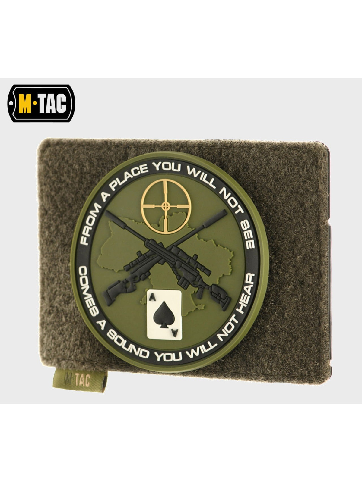 M-TAC PANEL NA NASZYWKI NA MOLLE 120 X 85MM OLIWKOWY