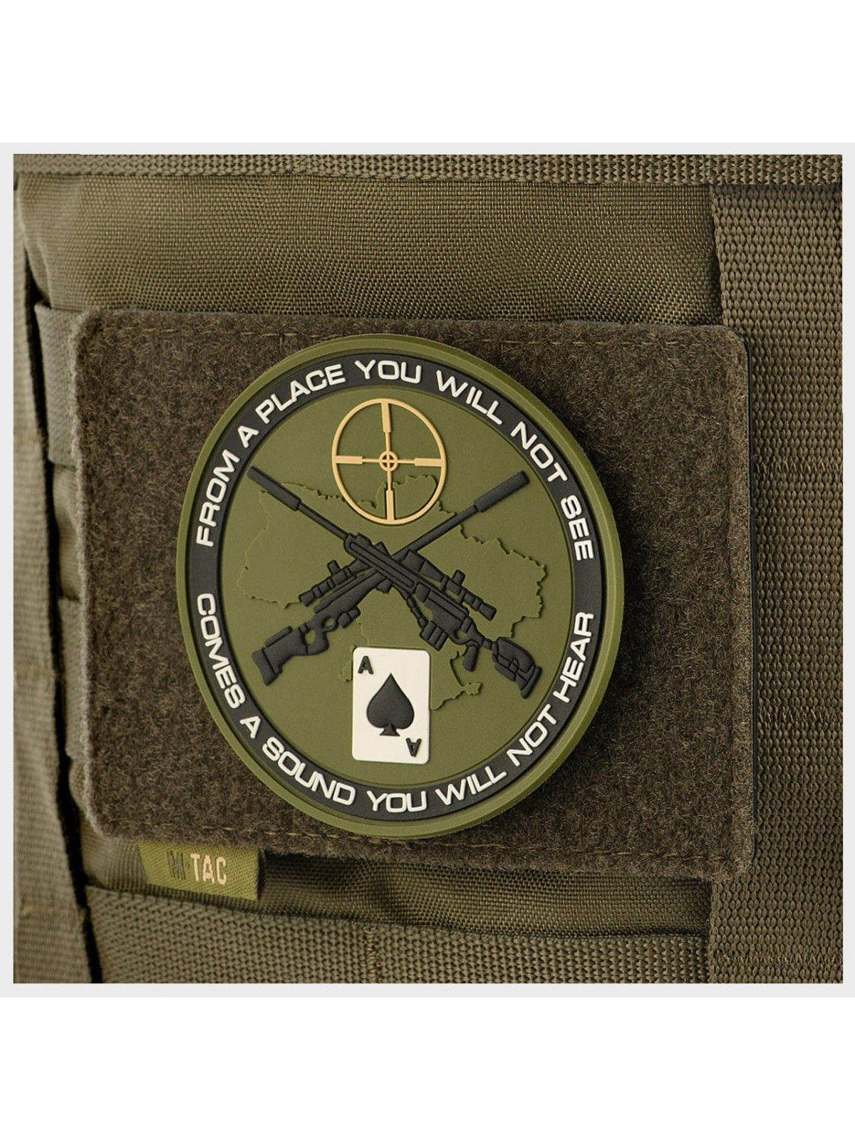 M-TAC PANEL NA NASZYWKI NA MOLLE 120 X 85MM OLIWKOWY