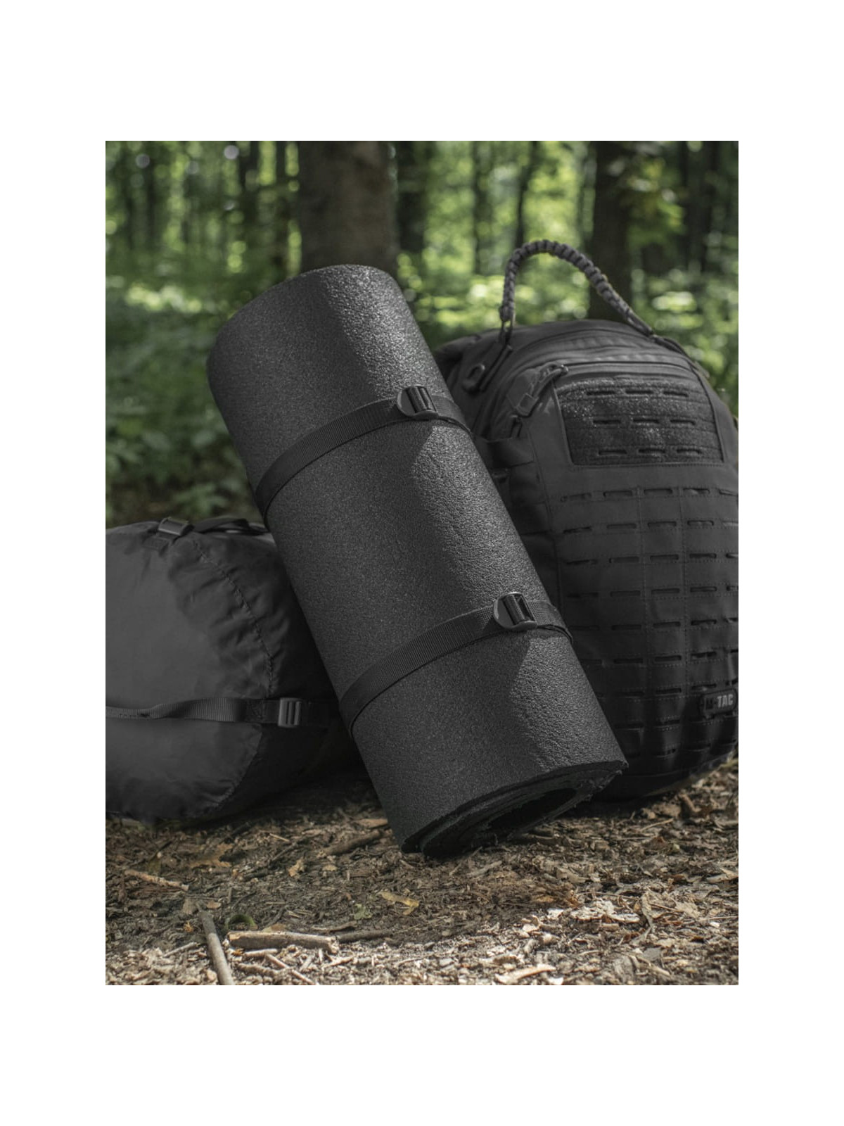 M-TAC TROK Z KLAMRĄ ZACISKOWĄ 25 mm/100 CM CZARNY