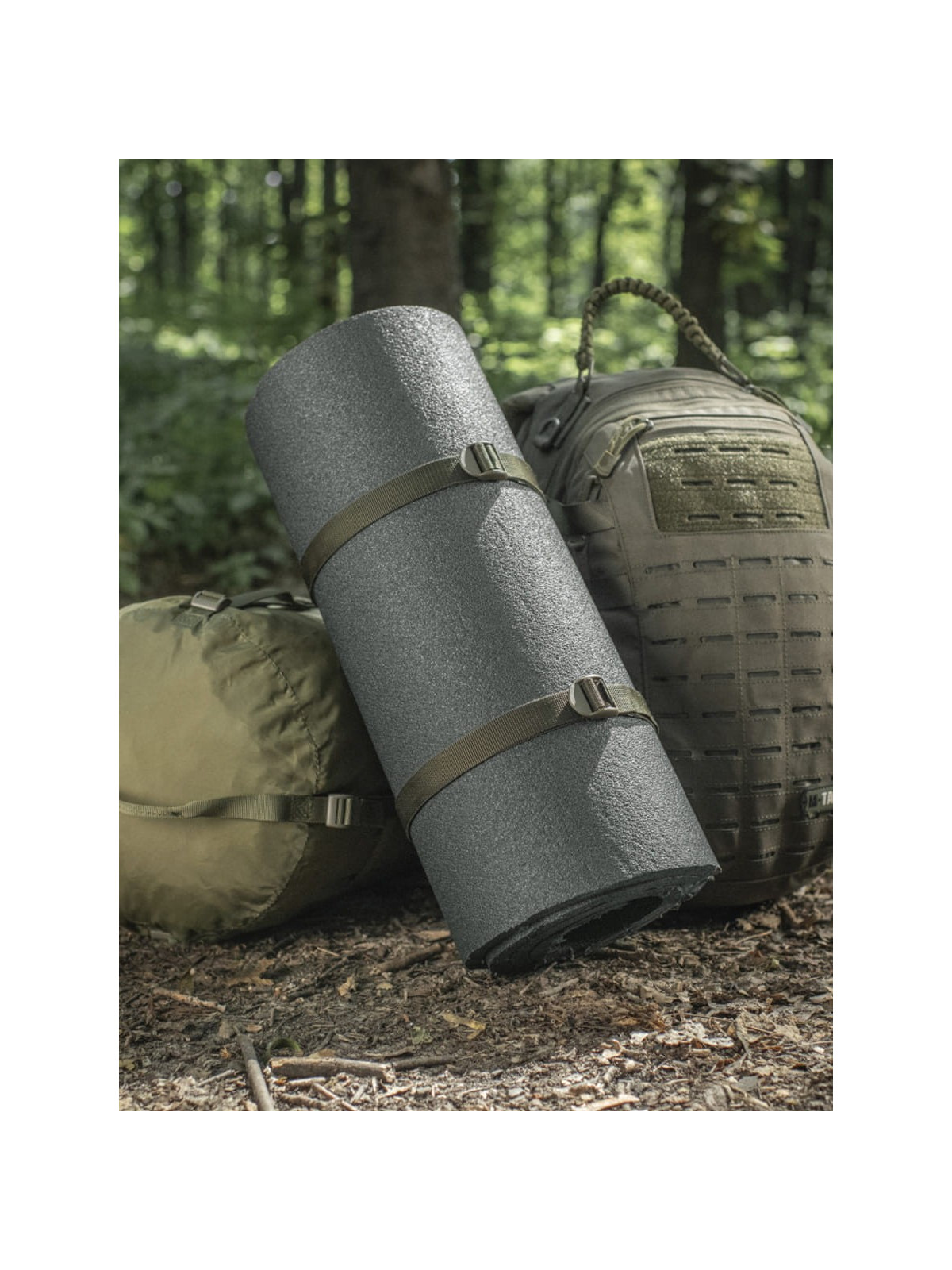 M-TAC TROK Z KLAMRĄ ZACISKOWĄ 25 mm/100 CM OLIWKOWY