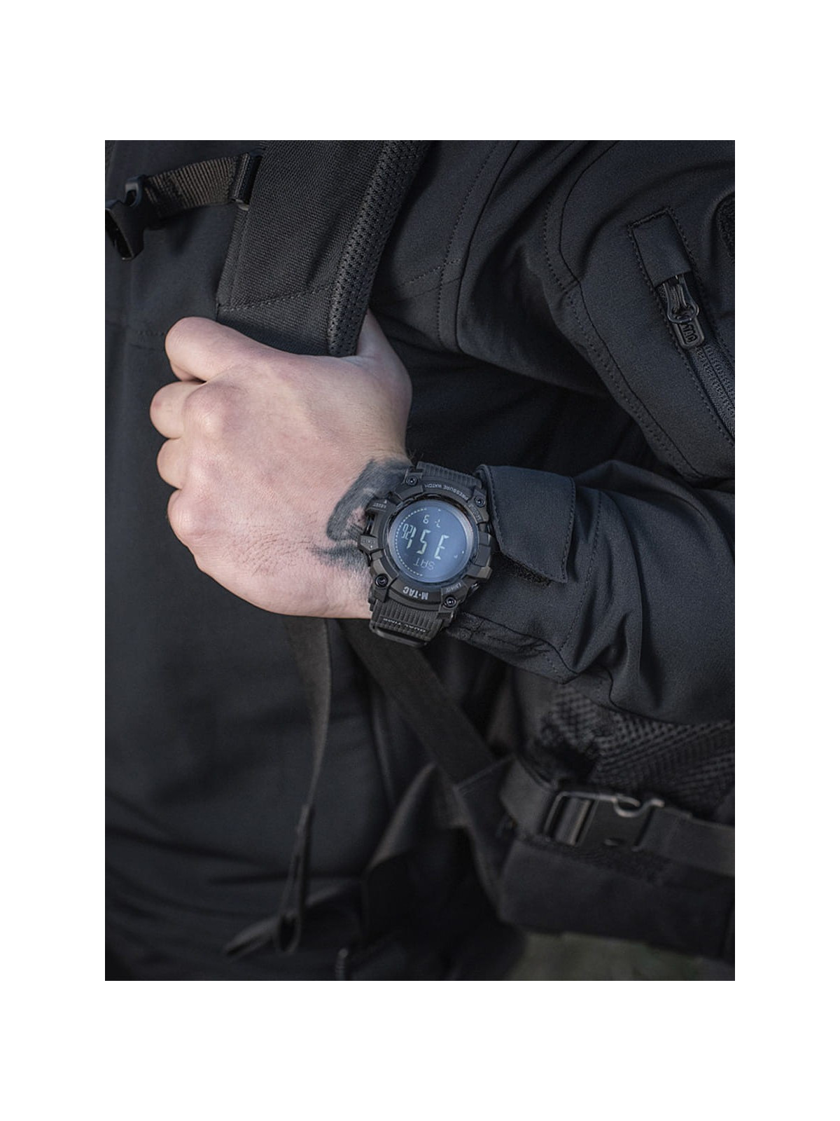 M-TAC ZEGAREK TAKTYCZNY ADVENTURE WOJSKOWY CZARNY