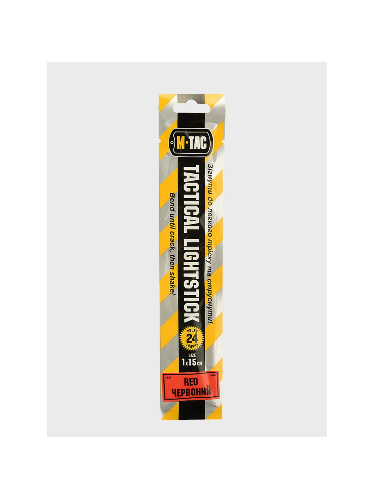 M-TAC ŚWIATŁO CHEMICZNE ZIMNE 24H/15CM CZERWONE