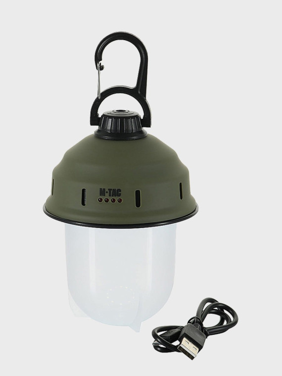 M-TAC LAMPA WISZĄCA TURYSTYCZNA AKUMULATOROWA OLIWKOWA
