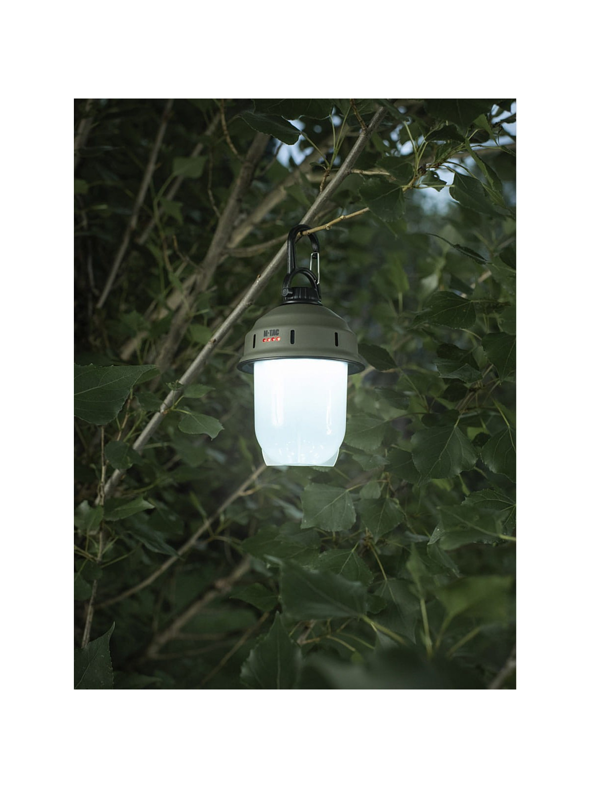 M-TAC LAMPA WISZĄCA TURYSTYCZNA AKUMULATOROWA OLIWKOWA