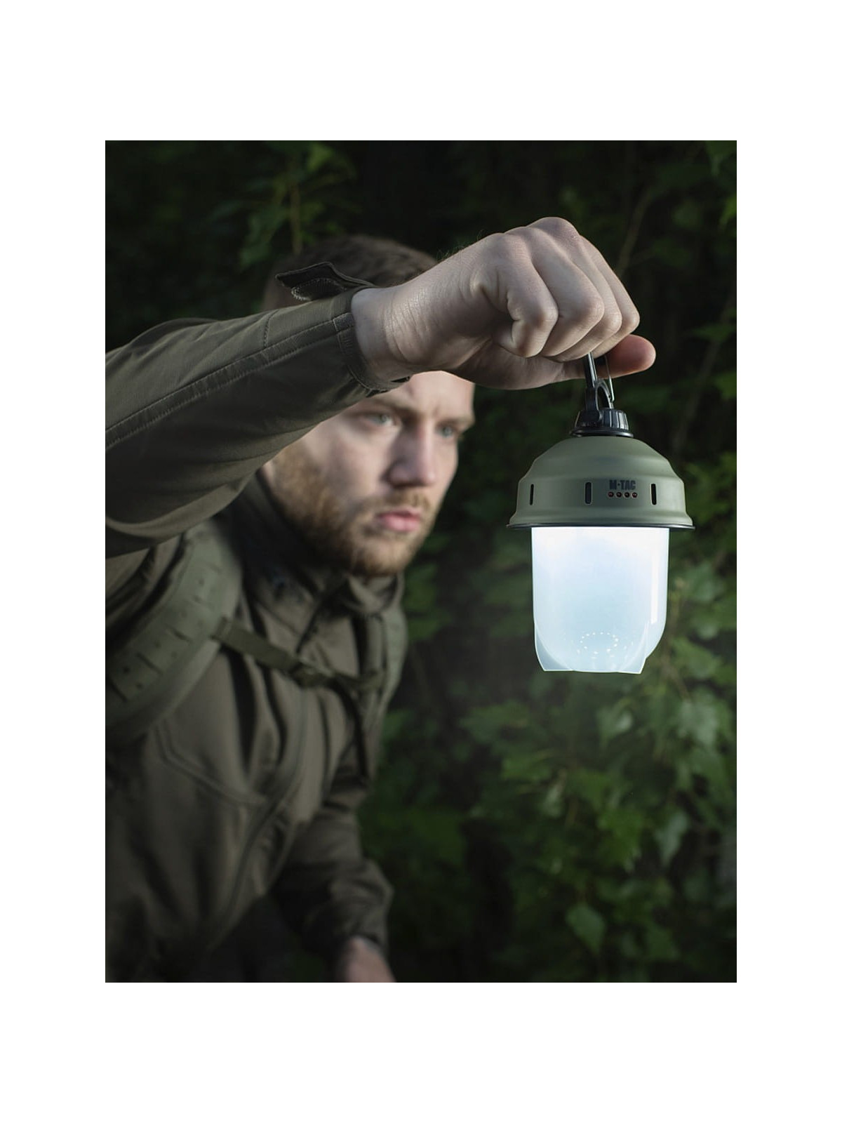 M-TAC LAMPA WISZĄCA TURYSTYCZNA AKUMULATOROWA OLIWKOWA