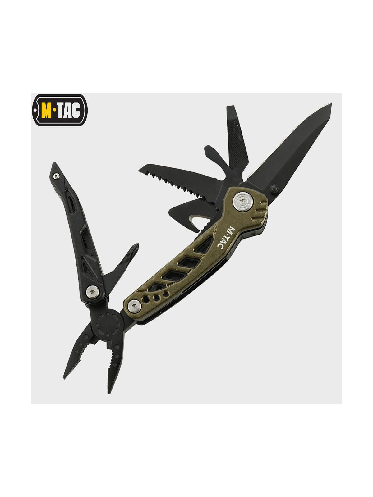 M-TAC NARZĘDZIE WIELOFUNKCYJNE MULTITOOL ETUI CZARNO-OLIWKOWE
