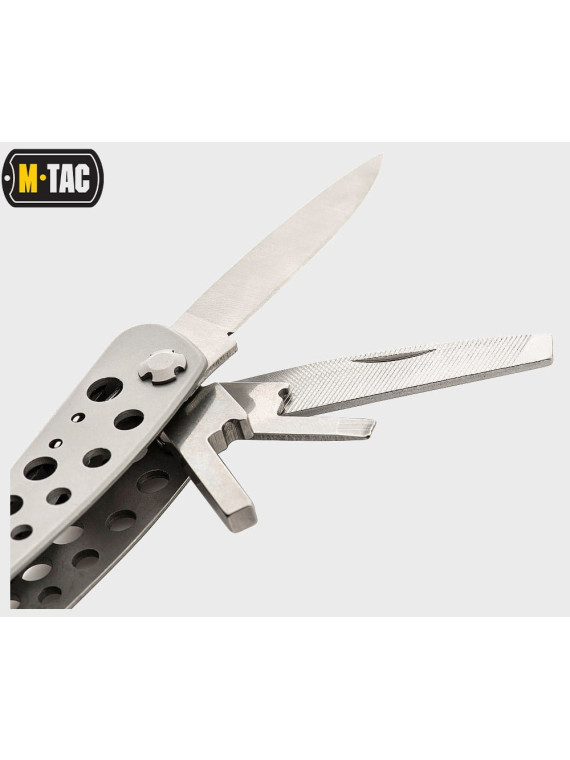 M-TAC NARZĘDZIE WIELOFUNKCYJNE MULTITOOL BITY ETUI SZARY
