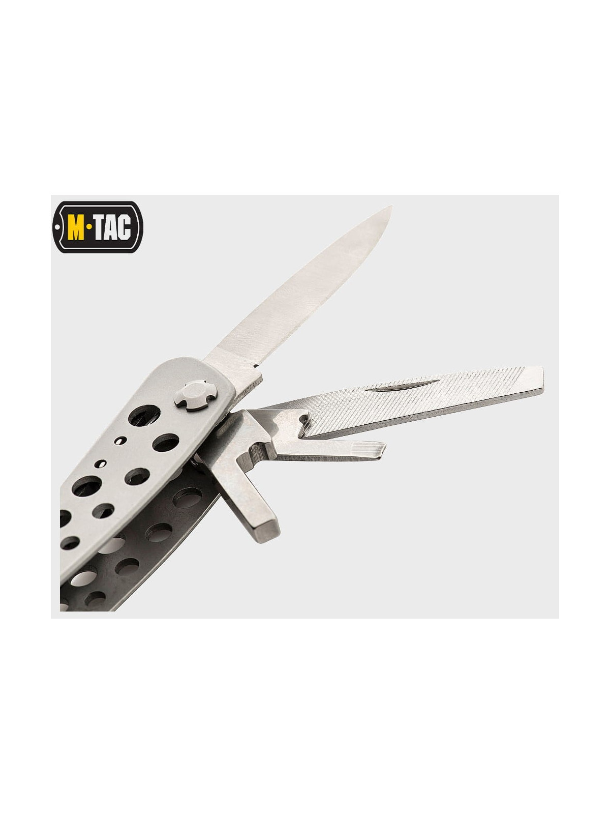 M-TAC NARZĘDZIE WIELOFUNKCYJNE MULTITOOL BITY ETUI SZARY