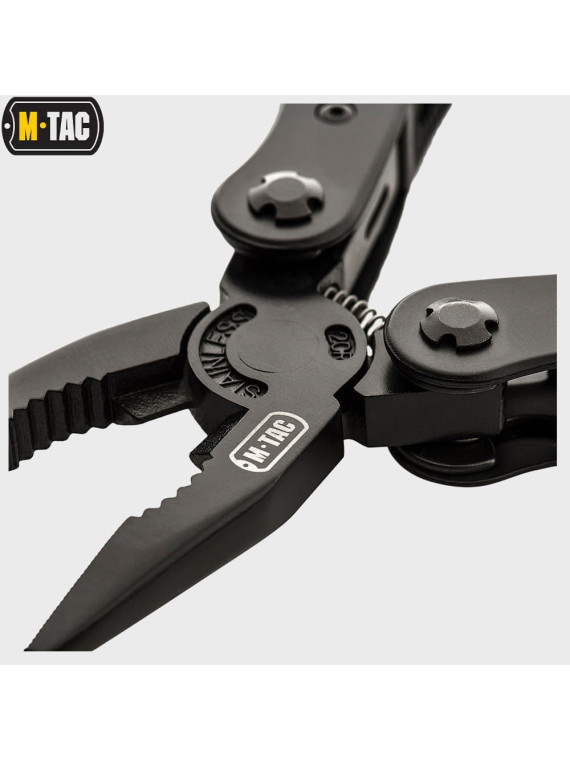 M-TAC NARZĘDZIE WIELOFUNKCYJNE MULTITOOL BITY ETUI CZARNE