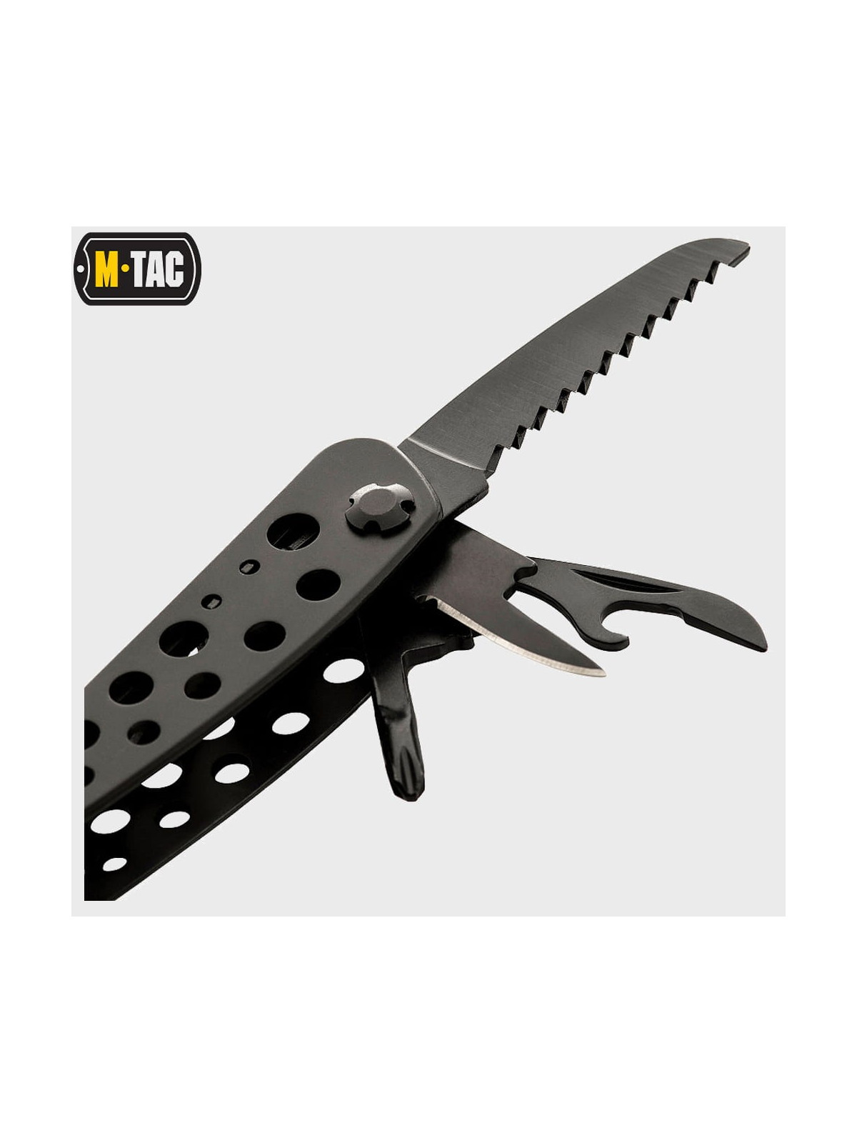 M-TAC NARZĘDZIE WIELOFUNKCYJNE MULTITOOL BITY ETUI CZARNE