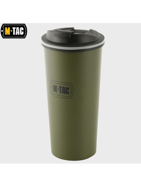 M-TAC KUBEK TERMICZNY PRÓŻNIOWY ZAWOREM 450 ml OLIWKOWY