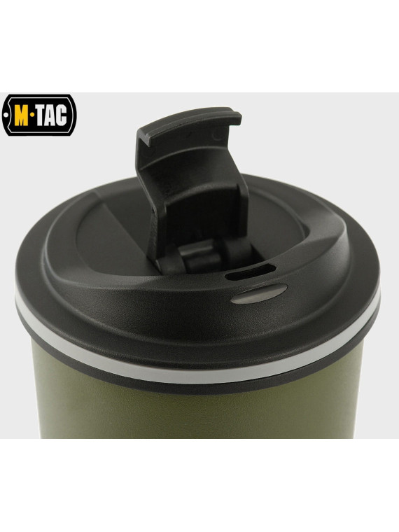 M-TAC KUBEK TERMICZNY PRÓŻNIOWY ZAWOREM 450 ml OLIWKOWY