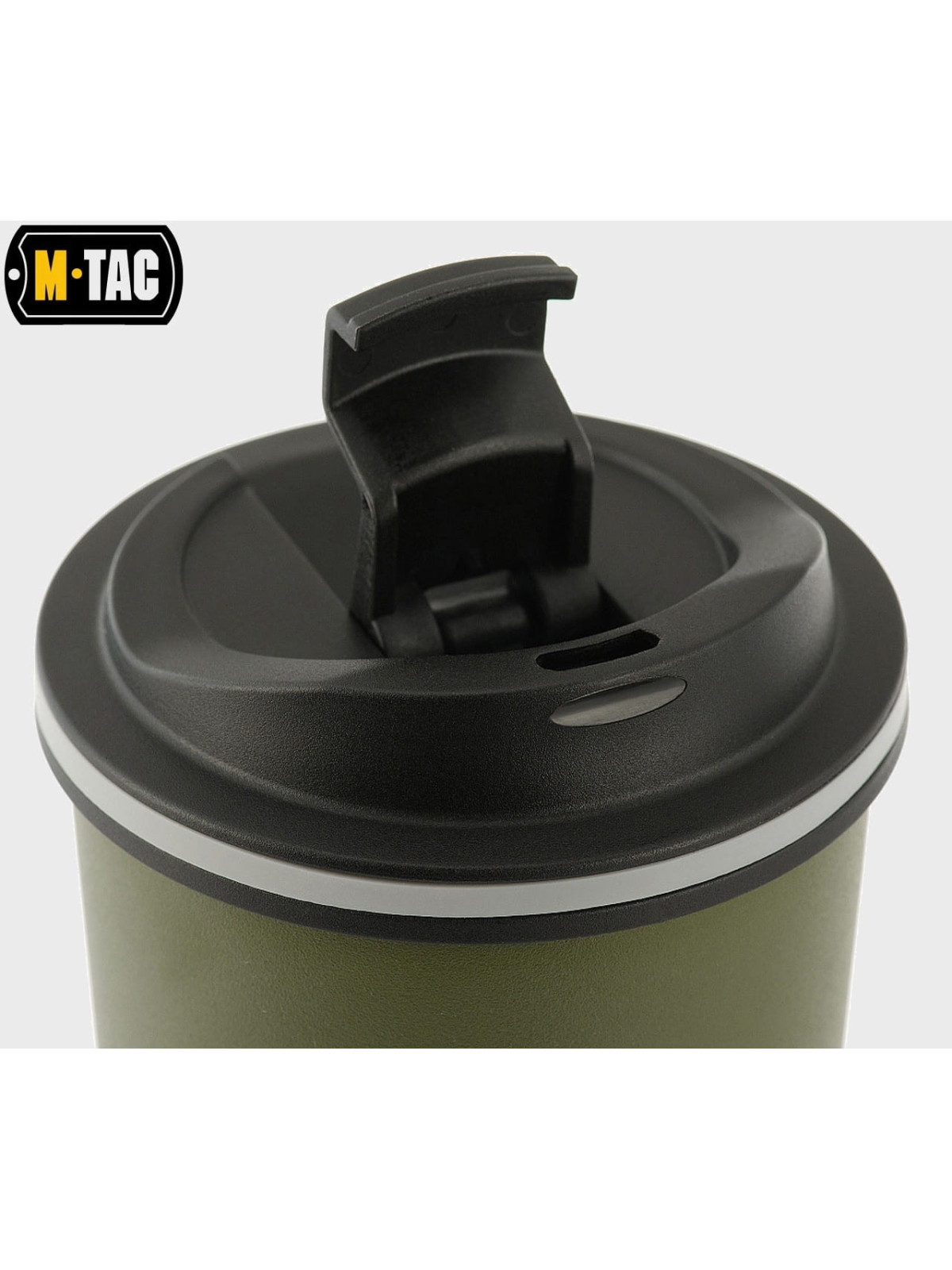 M-TAC KUBEK TERMICZNY PRÓŻNIOWY ZAWOREM 450 ml OLIWKOWY