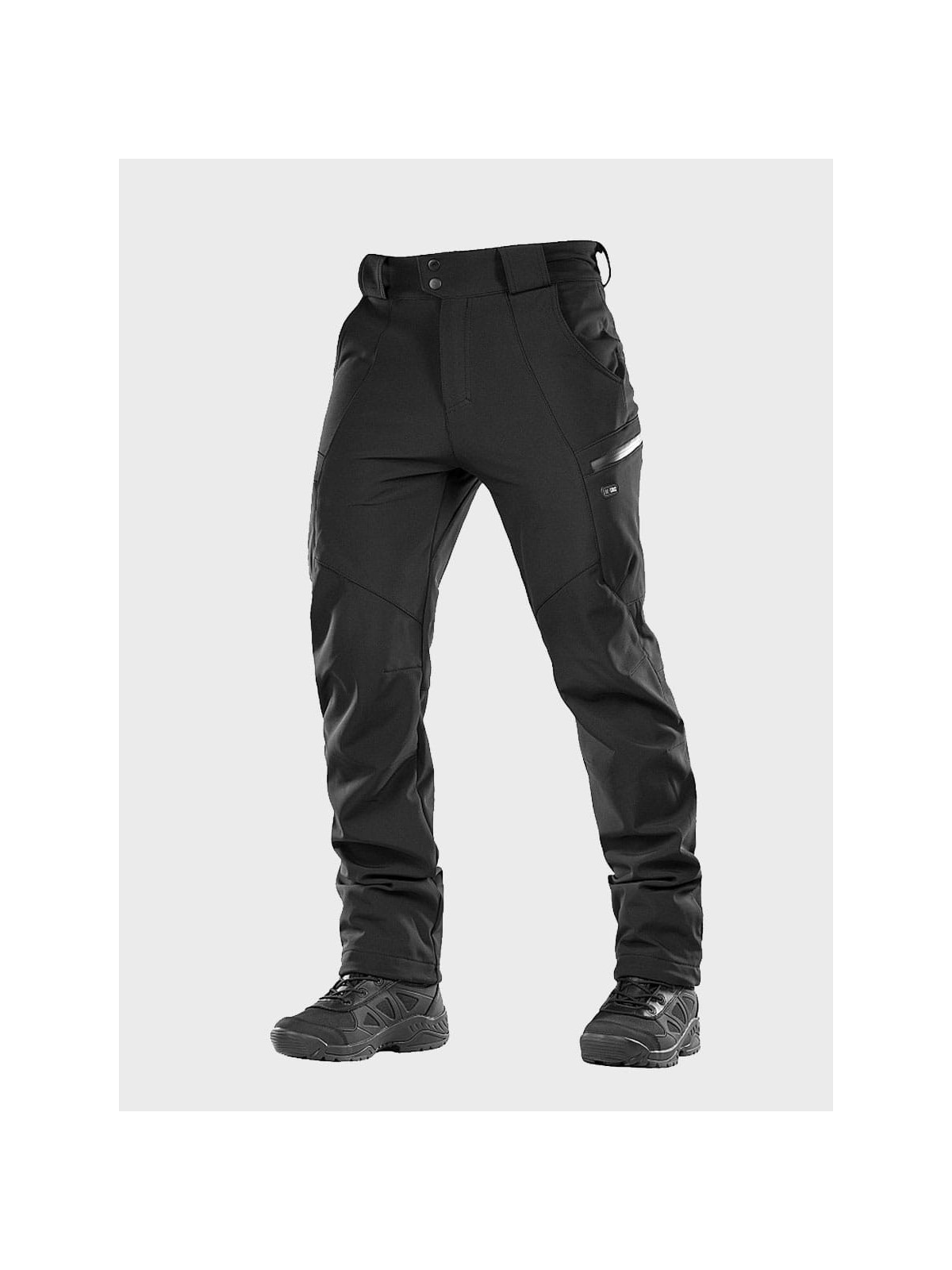 M-TAC SPODNIE BOJÓWKI SOFTSHELL WINTER CZARNE 3XL