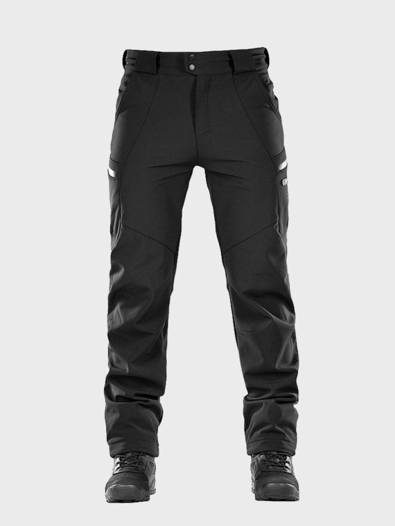 M-TAC SPODNIE BOJÓWKI SOFTSHELL WINTER CZARNE 3XL