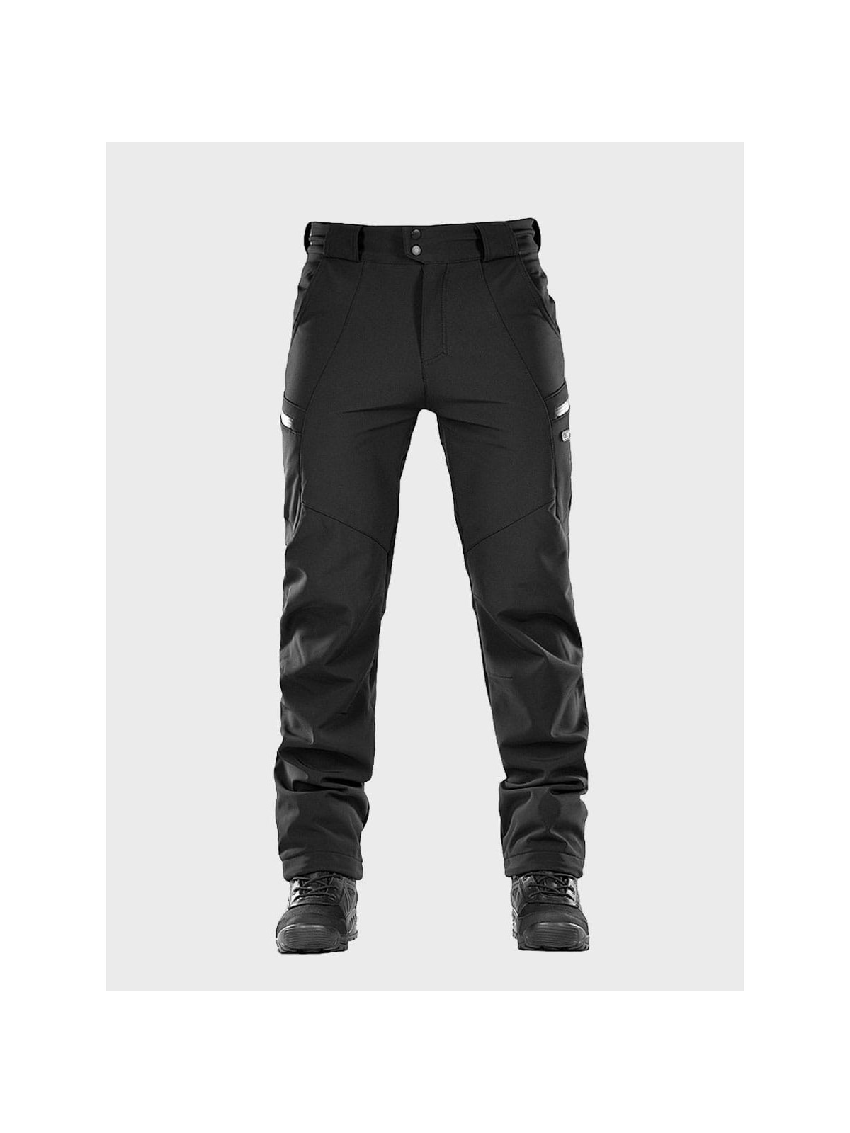 M-TAC SPODNIE BOJÓWKI SOFTSHELL WINTER CZARNE 3XL