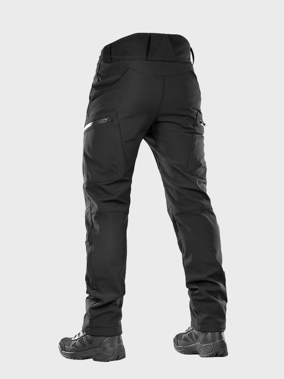 M-TAC SPODNIE BOJÓWKI SOFTSHELL WINTER CZARNE 3XL
