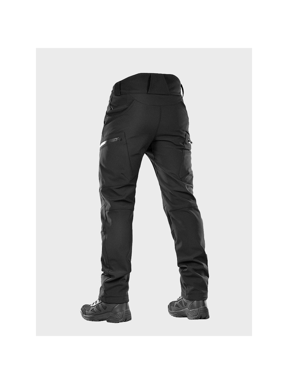 M-TAC SPODNIE BOJÓWKI SOFTSHELL WINTER CZARNE 3XL
