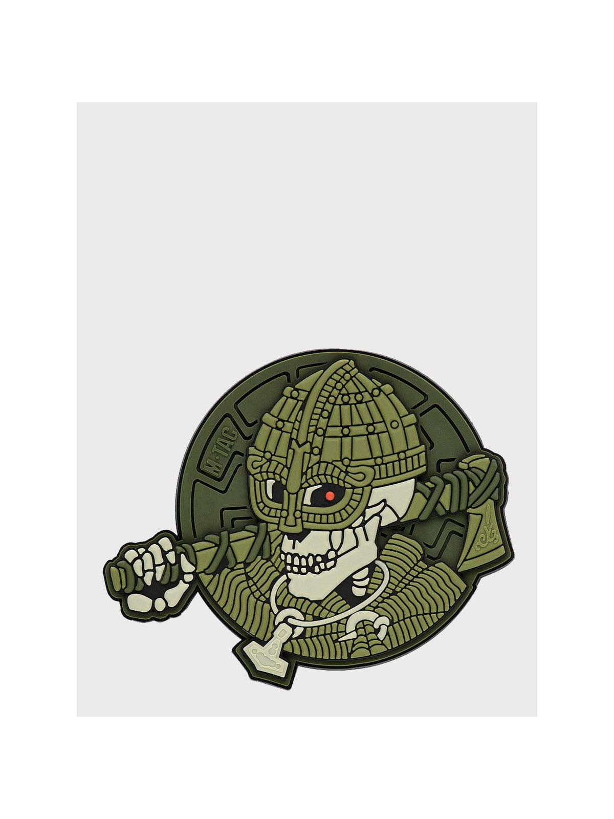M-TAC NASZYWKA NA RZEP UNDEAD VIKING 3D PVC OLIWKOWY