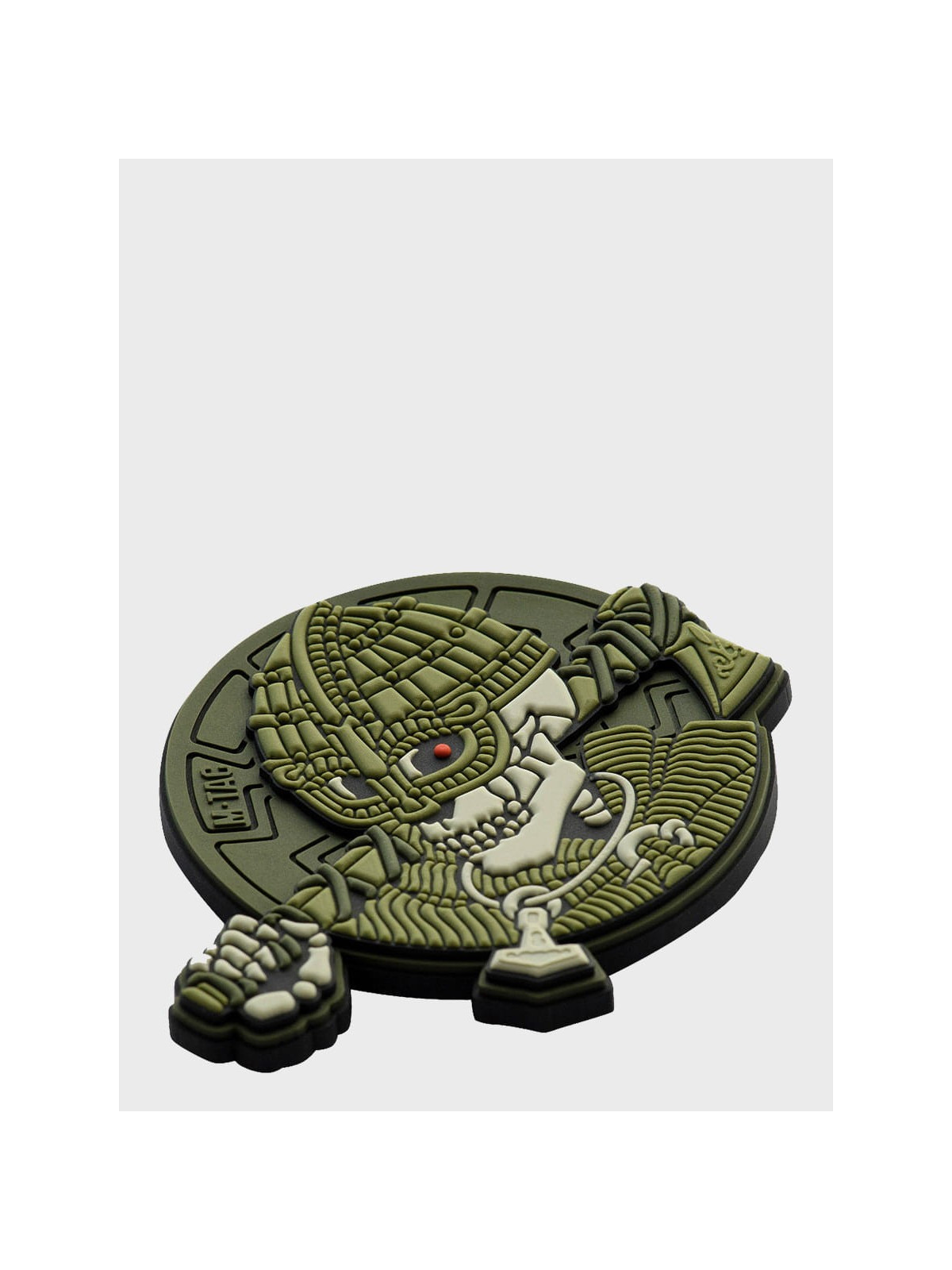 M-TAC NASZYWKA NA RZEP UNDEAD VIKING 3D PVC OLIWKOWY