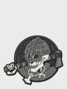 M-TAC NASZYWKA NA RZEP UNDEAD VIKING 3D PVC SZARA