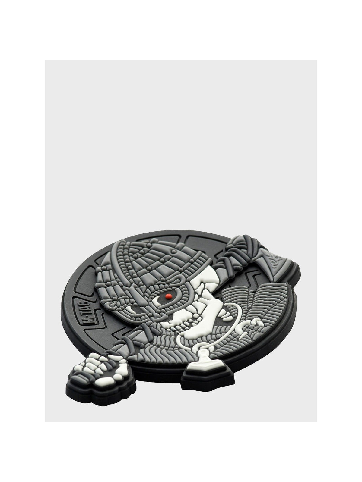 M-TAC NASZYWKA NA RZEP UNDEAD VIKING 3D PVC SZARA
