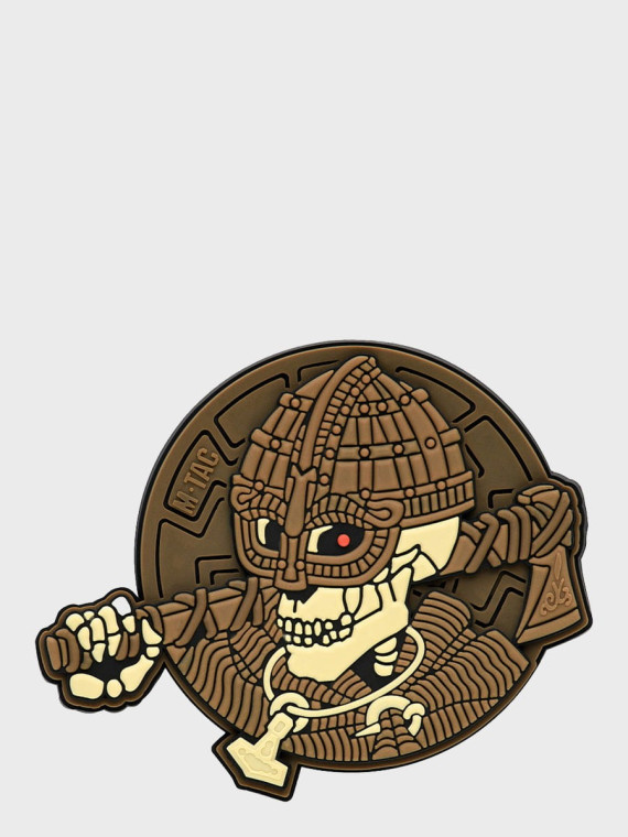 M-TAC NASZYWKA NA RZEP UNDEAD VIKING 3D PVC COYOTE