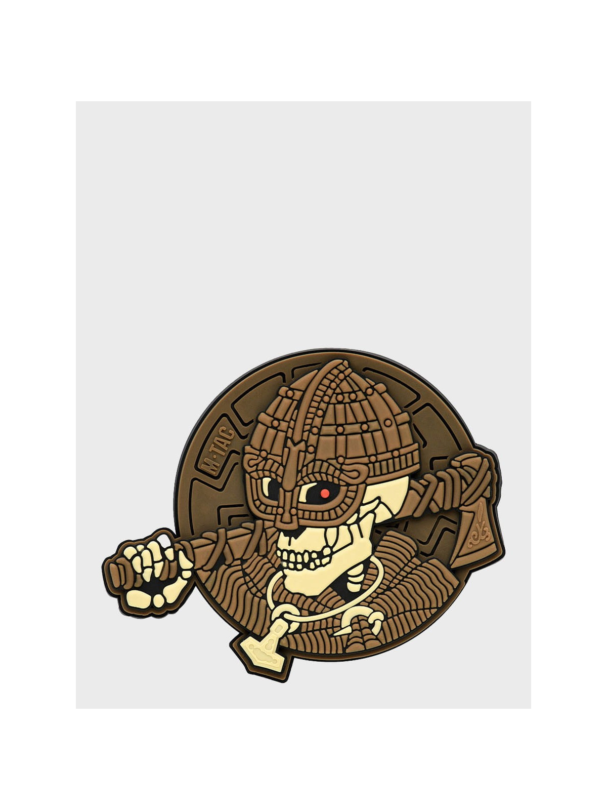 M-TAC NASZYWKA NA RZEP UNDEAD VIKING 3D PVC COYOTE