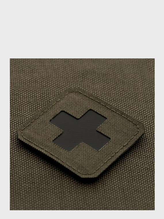M-TAC Naszywka Medic Cross Laser Cut Oliwkowo-czarna
