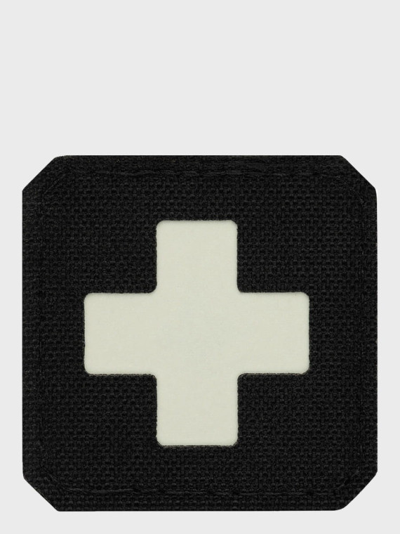 M-TAC Naszywka Medic Cross Laser Cut Czarna Fluorescencyjna