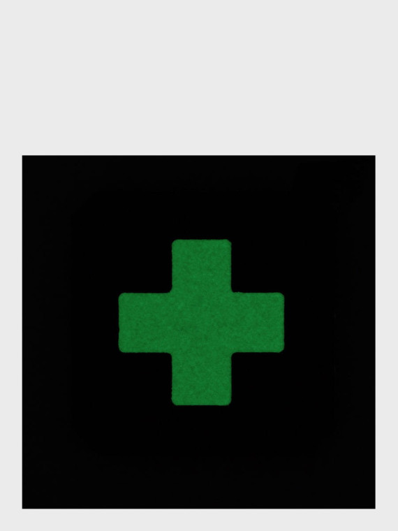 M-TAC Naszywka Medic Cross Laser Cut Czarna Fluorescencyjna