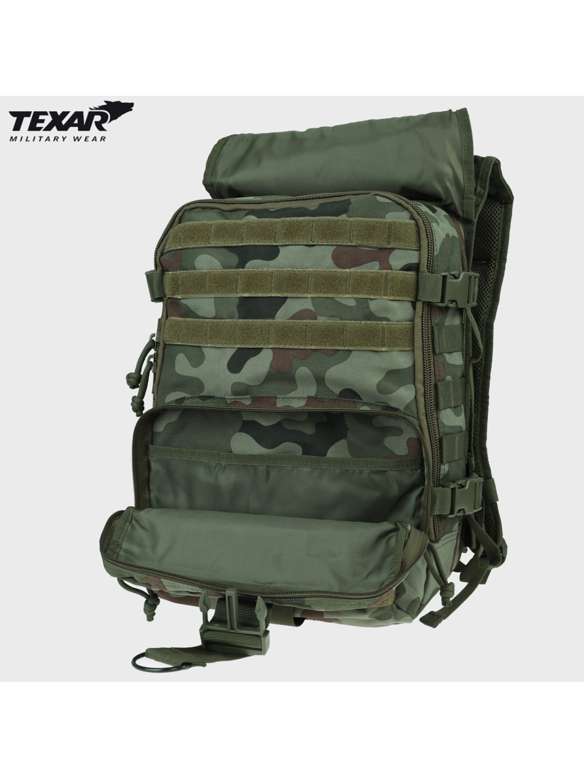 TEXAR PLECAK WOJSKOWY TRAPER 35L PL CAMO WZ.93