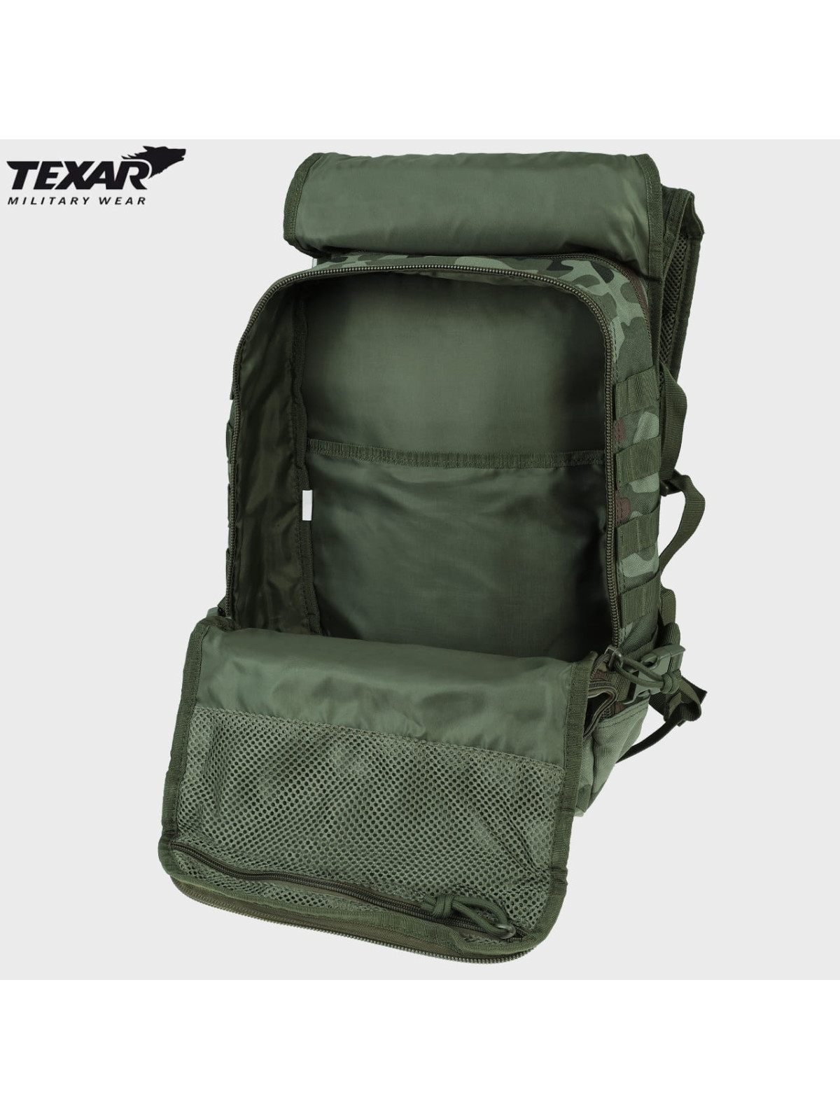 TEXAR PLECAK WOJSKOWY TRAPER 35L PL CAMO WZ.93