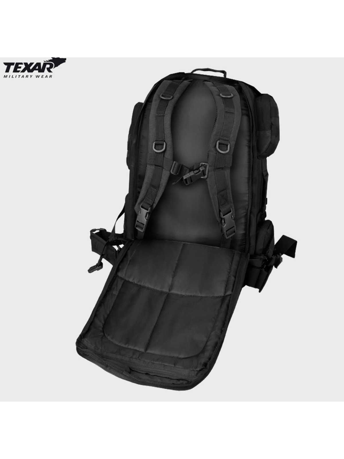 TEXAR PLECAK WOJSKOWY GRIZZLY 65L CZARNY