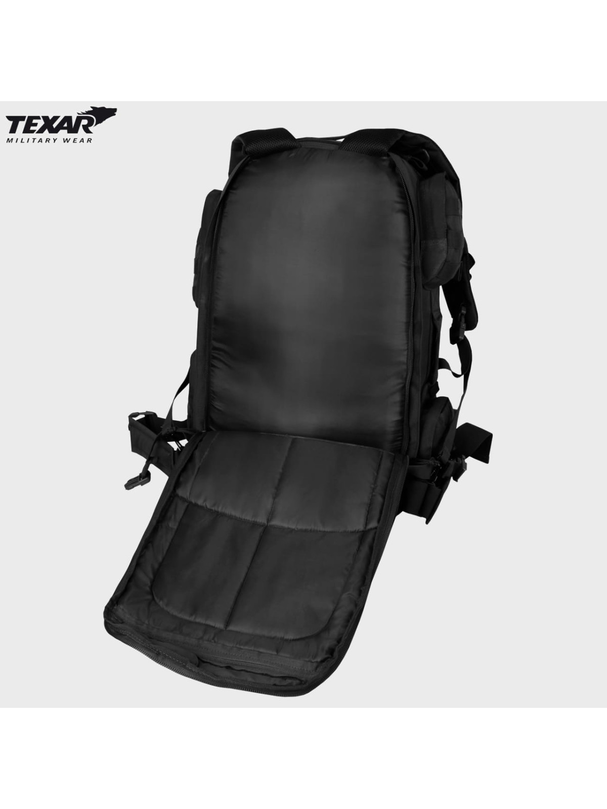 TEXAR PLECAK WOJSKOWY GRIZZLY 65L CZARNY
